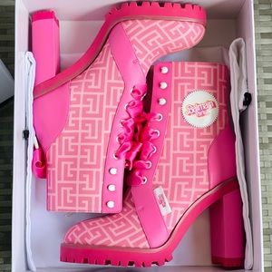 Exclusive BALMAIN x BARBIE Monogram Boots